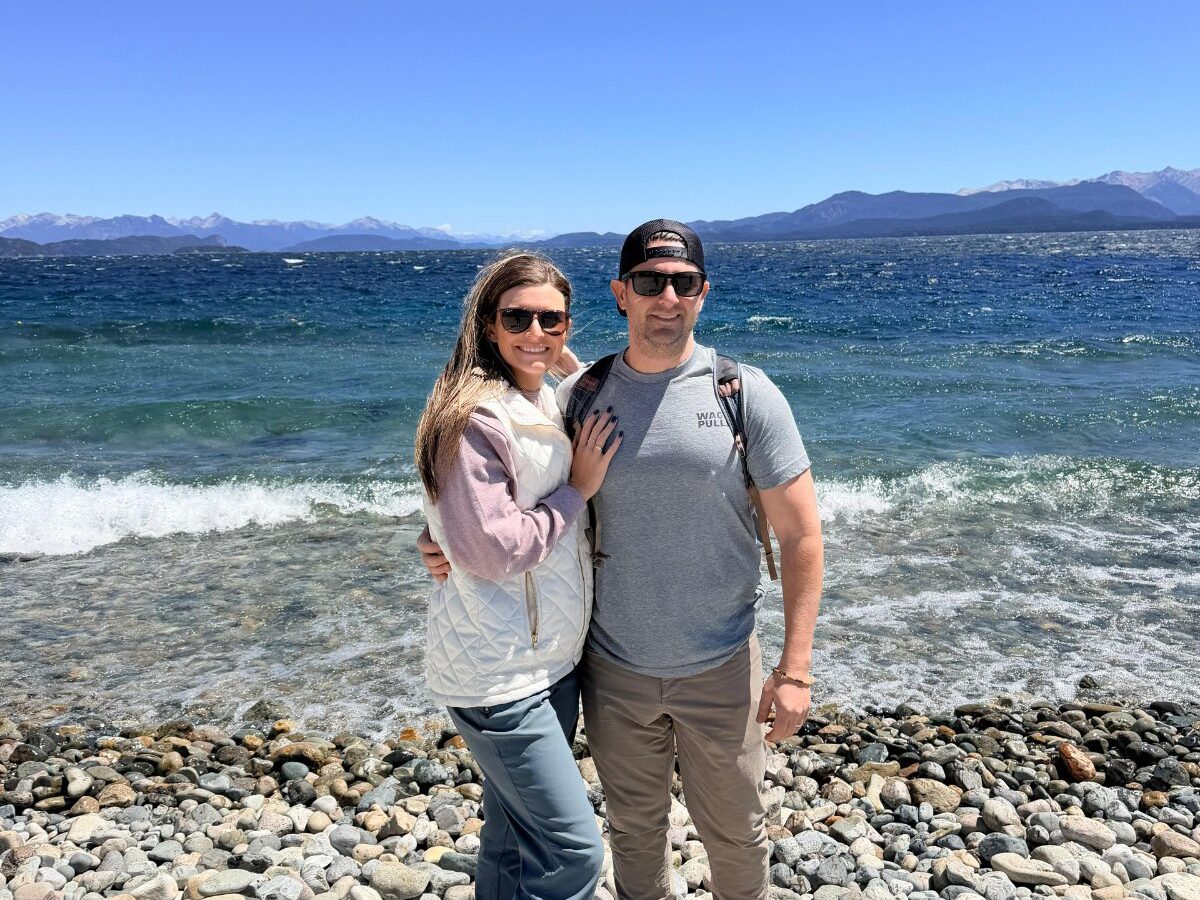 Tailored Argentina _ A private scenic stop for Taylor and Austin at a Nahuel Huapi Lake viewpoint, curated by Tailored Argentina