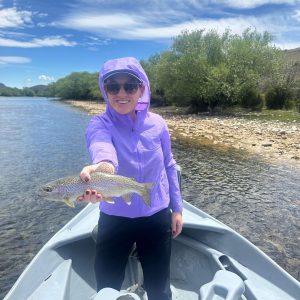 Tailored Argentina _ Erin and John enjoying the scenic mountain views of Villa La Angostura during their custom trip.